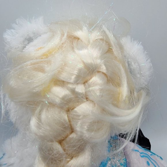 Build A Bear Frozen Elsa with Wig Dress and Black Boots Disney - Picture 6 of 7